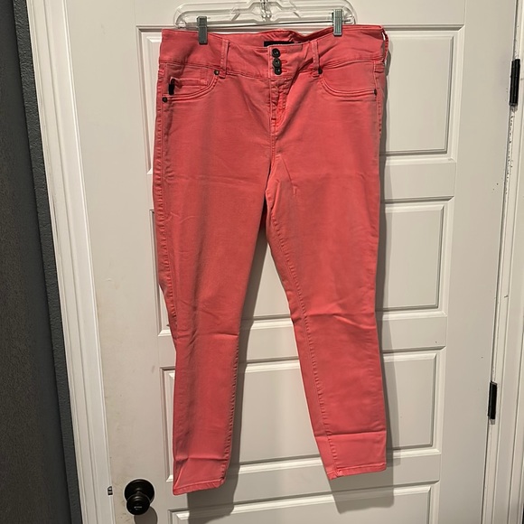 Coral Torrid Jeggings size 18R - Picture 1 of 4